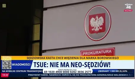 Polityka Donalda Tuska i Waldemara Żurka poniosła spektakularną porażkę. Tabliczka z napisem prokuratura