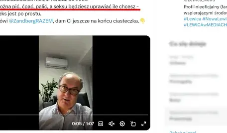 Włodzimierz Czarzasty w osobliwy sposób zachęca Roberta Winnickiego