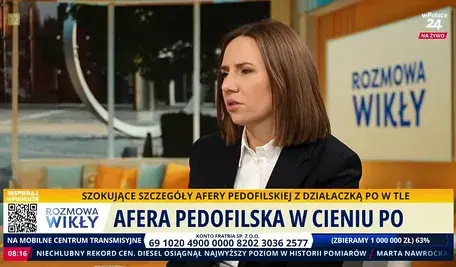 Rozmowa Anny Bryłki z Marcinem Wikłą na antenie telewizji wPolsce24 