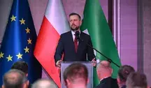 Prezes PSL, wicepremier, minister obrony narodowej Władysław Kosiniak-Kamysz na posiedzeniu Rady Naczelnej Polskiego Stronnictwa Ludowego