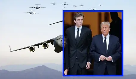 Imponujący wzrost Barrona Trumpa eliminuje go praktycznie ze służby w amerykańskiej armii