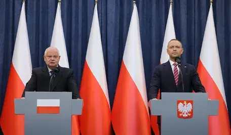 Wspólne wystąpienie prezydenta Karola Nawrockiego i prezesa Narodowego Banku Polskiego Adama Glapińskiego