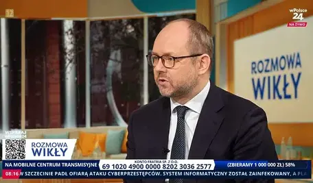 Marcin Przydacz, prezydencki minister w Rozmowie Wikły na antenie telewizji wPolsce24