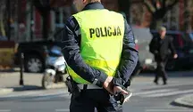 Policjant podczas służby