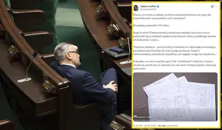 Tomasz Lenz opublikował oświadczenie o chorobie syna. Chodziło o palec