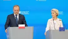 Donald Tusk i Ursula von der Leyen