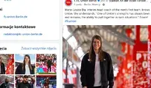 Marie-Louise Eta nowa trener Unionu fot. Facebook/Union Berlin