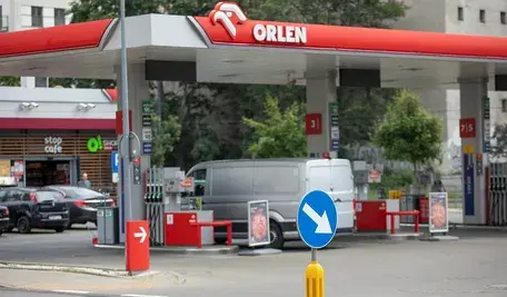 Stacja benzynowa należąca do koncernu Orlen