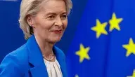 Ursula von der Leyen podczas konferencji prasowej po posiedzeniu Kolegium Komisarzy w Brukseli, 13 kwietnia 2026 roku. Szefowa Komisji Europejskiej odpowiada na pytania mediów. Fot. Olivier Matthys / PAP / EPA.