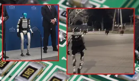 Nagranie z polskim robotem-influencerem Edwardem Warchockim pokazały największe światowe media