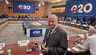 Prezes NBP Adam Glapiński na spotkaniu G20.