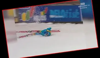 Jane Ahonen po dramatycznym upadku w Planicy 