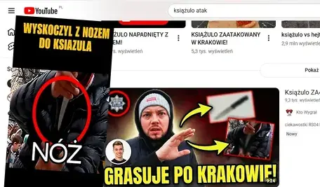 Policja namierzyła sprawcę ataku na podstawie filmu youtubera