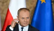 Premier Donald Tusk podczas konferencji prasowej