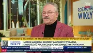 „Marek Jakubiak podczas wywiadu o sytuacji politycznej w Polsce