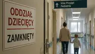 „Zewnętrzny widok oddziału pediatrycznego Szpitala Powiatowego w Otwocku”.