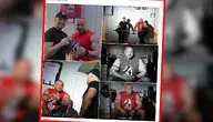 Mariusz Pudzianowski na treningu z prezydentem Karolem Naworckim 
