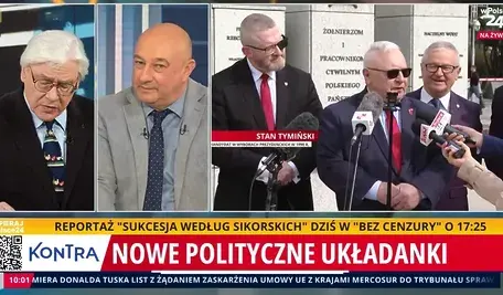 Wojciech Reszyczyński w rozmowie z Tadeuszem Płużańskim na antenie telewizji wPolsce24