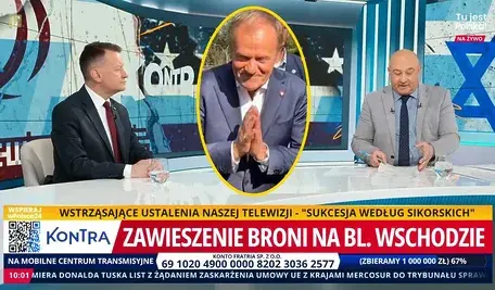 Mariusz Błaszczak na antenie telewizji wPolsce24 punktuje służalczość Tuska wobec Niemiec