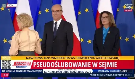 Kamera zarejestrowała nielegalne działanie Marszałka Sejmu