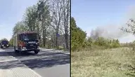 pożar w Nowym Modlinie