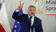 Waldemar żurek podczas konferencji prasowej