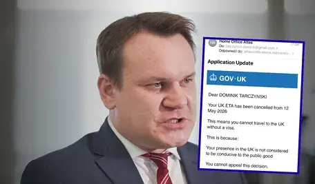 Europoseł Dominik Tarczyński