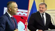 Prezydent Karol Nawrocki (z lewe) i Waldemar Żurek