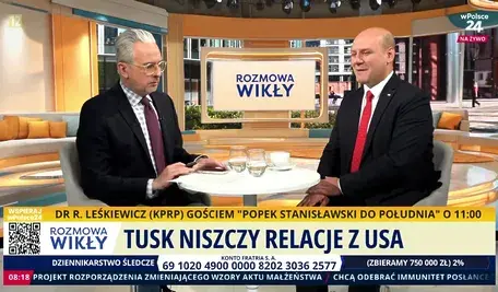 Były wiceminister spraw zagranicznych Szymon Szynkowski vel Sęk komentuje politykę rządu wobec USA