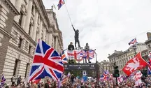 Manifestacja na ulicach Londynu