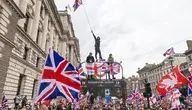 Manifestacja na ulicach Londynu