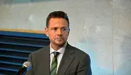 Rafał Trzaskowski podczas konferencji prasowej