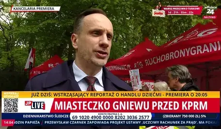 Poseł Janusz Kowalski w Miasteczku Gniewu 