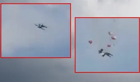 Dwa myśliwce EA-18 zderzyły się w powietrzu podczas air show