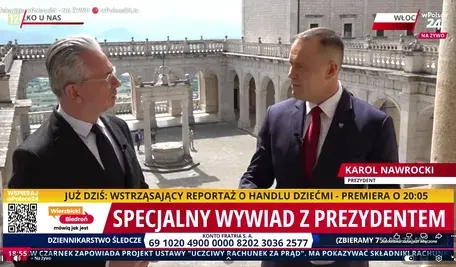 Nawrocki z Włoch: Potrzebujemy silnego sojuszu polsko-amerykańskiego