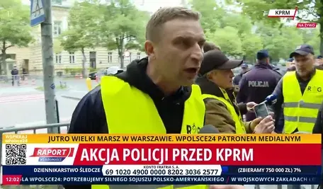 Dramatyczne sceny przed KPRM