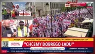 Tysiące Polaków na ulicy Warszawy protestuje przeciwko Tuskowi