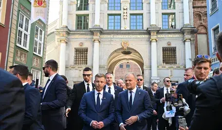 Donald Tusk i Peter Magyar w Gdańsku. Premier Węgier nie zobaczył najważniejszych dla historii Polski miejsc