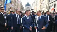 Peter Magyar i Donald Tusk podczas spotkania w Gdańsku