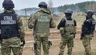 Straż graniczna podczas patrolu granicy