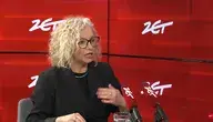 Katarzyna Kotula rozkłada ręce w Radiu ZET