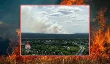 Płonie toruński poligon! Służby walczą z potężnym pożarem
