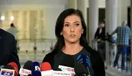 Ewa Zajączkowska-Hernik podczas konferencji prasowej