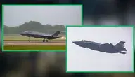 Samoloty F-35 podczas lotu do Polski