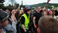 Łatwogang podczas charytatywnego przejazdu