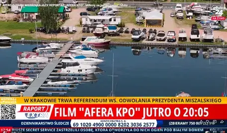 Emisja na antenie telewizji wPolsce24 w poniedziałek 24 maja ok. godziny 20.10