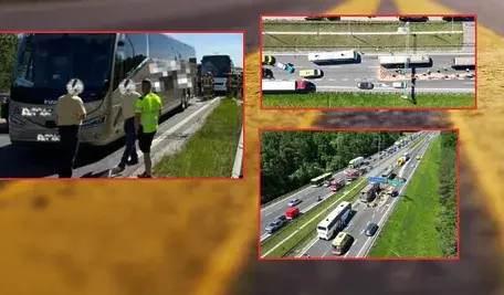 Dwa autobusy, którymi podróżowała młodzież, zderzyły się ze sobą na A4