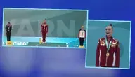 Zawodniczki mistrzostw Europy na podium