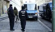 Niemieccy policjanci podczas służby