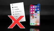 Smartfon, zdjęcie z platformy x.com oraz czerwony znak X